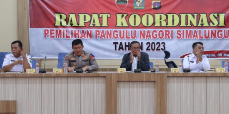 Rapat Koordinasi Sukseskan Pilpanag di Simalungun Digelar