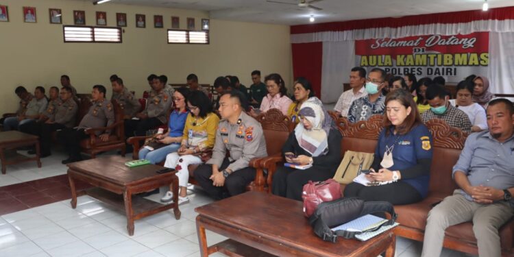 Polres Dairi Bersama Dinas Kesehatan Dairi Kolaborasi Turunkan Angka Stunting