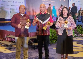 Pemkab Taput Raih Tiga Penghargaan TOP BUMD Awards 2023