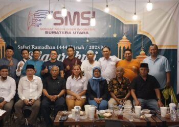 SMSI Sumut Gelar Buka Puasa Bersama, Santuni Anak Yatim Piatu