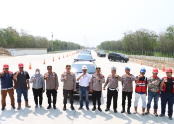 Kapolres Simalungun Gelar Simulasi Penggunaan Jalur Tol Sinaksak-Dolok Merawan untuk Hari Raya Idul Fitri 1444 H