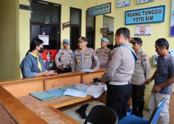 Kapolres Dairi Cek Pelayanan di Polres, Pastikan Masyarakat Terlayani Dengan Baik