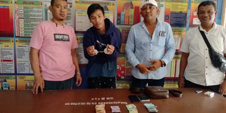 Pengedar Narkoba di Sidamanik Diciduk, Barang Bukti 26 Paket Sabu