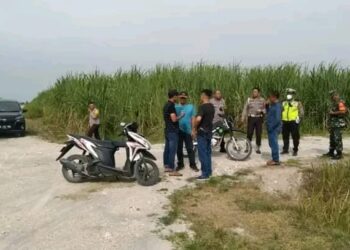 Anggota Geng Motor melakukan Latihan di Areal Perkebunan Tebu PTPN 2