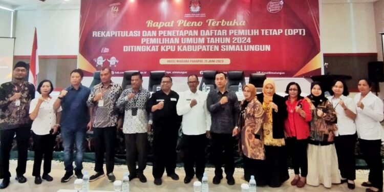 DPT Pemilu 2024 di Simalungun Sebanyak 743.271 Pemilih Tetap
