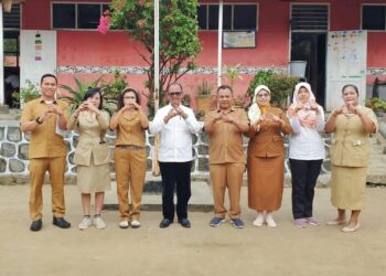 Tahun Pelajaran (TP) 2022/2023 di Kecamatan Sintar, Simalungun, Sumut, Senin (13/3/2023).