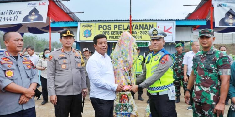 Bupati Simalungun Tinjau Persiapan Pos PAM Idul Fitri 1444 H