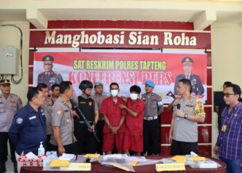 Dua Begal di Jalan Lintas Sibolga -Tarutung Diciduk Polres Tapteng