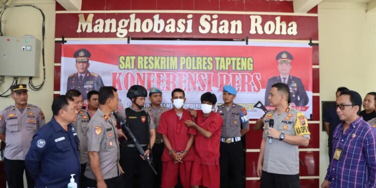 Dua Begal di Jalan Lintas Sibolga -Tarutung Diciduk Polres Tapteng