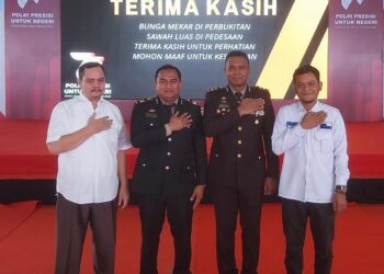 Pengurus SMSI Labuhanbatu Raya Hadiri HUT Bhayangkara Ke-77 Tahun 2023