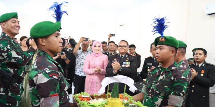 Batalyon Infanteri 126/Kala Cakti Bikin Kejutan di Polres Tanjung Balai