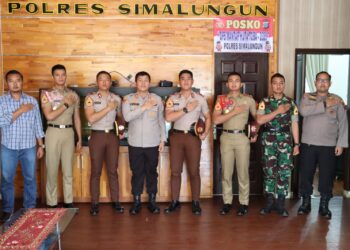 Kapolres Terima Kunjungan Silaturahmi Siswa Taruna AKPOL dan AKMIL Asal Simalungun