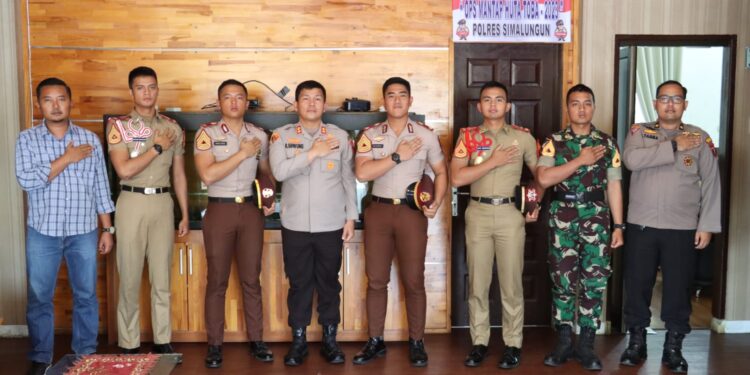 Kapolres Terima Kunjungan Silaturahmi Siswa Taruna AKPOL dan AKMIL Asal Simalungun