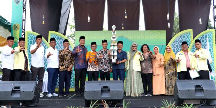 Kecamatan Tanah Jawa Juara Umum Festival Seni dan Qasidah Tingkat Kabupaten Simalungun Tahun 2023