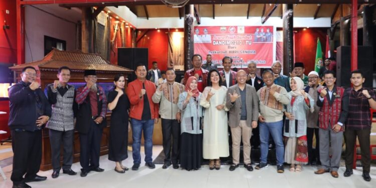 Bupati Taput Hadiri Pisah Sambut Dandim 0210 Tapanuli Utara