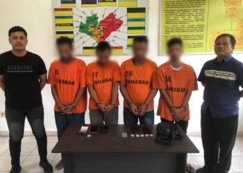 Pada hari Selasa, 4 Juli 2023. Para tersangka ditangkap di beberapa lokasi berbeda.