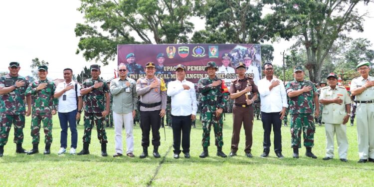 Bupati Simalungun Buka Secara Resmi TMMD Ke117 TA 2023