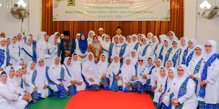 PD BKMT Kota Pematang Siantar Periode 2023-2028 Dilantik Pelantikan PD BKMT Kota Pematang Siantar Periode 2023-2028