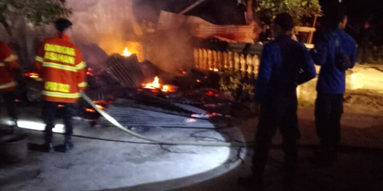 Kebakaran di Desa Sei Kamah Baru, Kecamatan Sei Dadap, Asahan