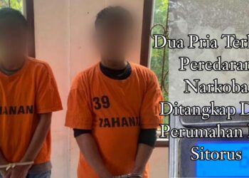 Dua Pria Ditangkap Edarkan Narkoba di Perumahan DL Sitorus