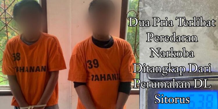 Dua Pria Ditangkap Edarkan Narkoba di Perumahan DL Sitorus