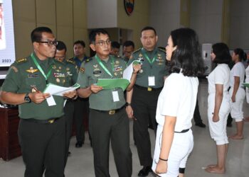 Sidang Parade Penerimaan Caba PK TNI AD TA 2023