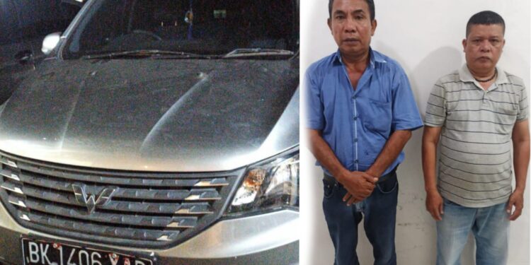 Polres Siantar Tangkap Debt Collector Perampas Mobil dari Warkop Kombur-kombur
