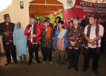 Bupati Taput Hadiri Pesta Pembangunan Gereja GKPA Desa Dolok Saut Muara Tolang Kecamatan Simangumban