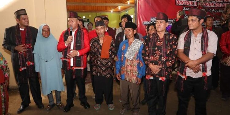Bupati Taput Hadiri Pesta Pembangunan Gereja GKPA Desa Dolok Saut Muara Tolang Kecamatan Simangumban