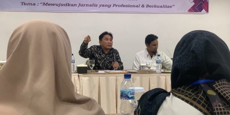 Pelatihan Jurnalistik SMSI Sergai, Wartawan Harus Jeli Menerapkan PPRA