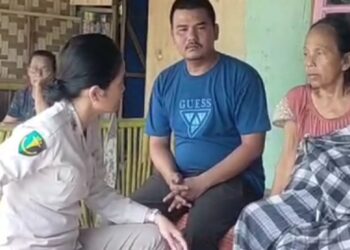Tim Medis Polres Simalungun Cek Pasien Penyakit Penimbunan Cairan di Perdagangan