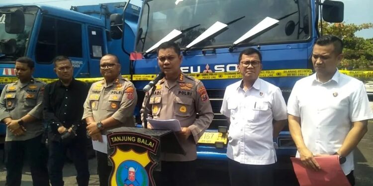 Polda Sumut dan Polres Tanjungbalai Ungkap Kasus Pengangkutan BBM Tanpa Izin