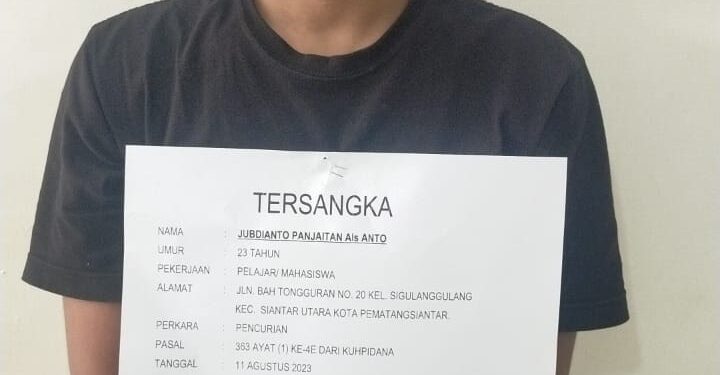 Pelaku Pencurian di SPBU Parluasan Ditangkap dari Kost Dea