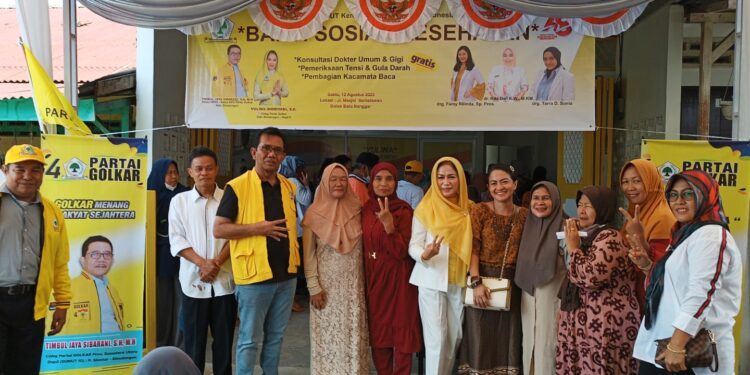 Golkar Simalungun Gelar Bakti Sosial di Serbelawan