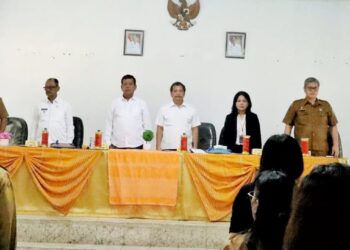 Bupati Simalungun Radiapoh Hasiholan Sinaga bersama Wakil Bupati H Zonny Waldi sambut kehadiran Tim Badan Pemeriksa Keuangan Republik Indonesia (BPK-RI) Perwakilan Provinsi Sumatera Utara