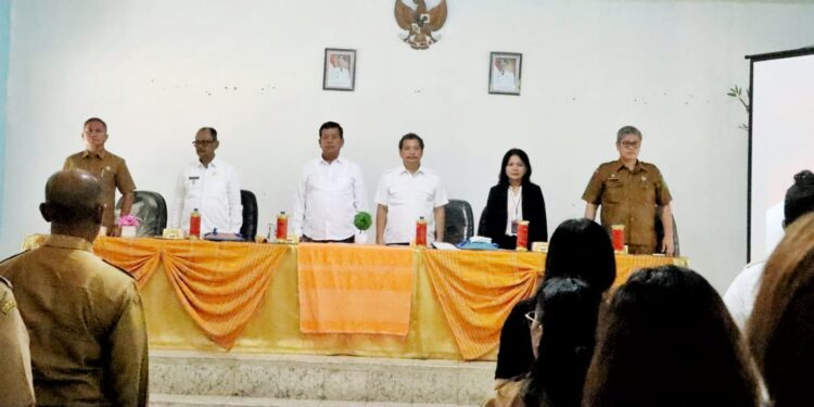 Bupati Simalungun Radiapoh Hasiholan Sinaga bersama Wakil Bupati H Zonny Waldi sambut kehadiran Tim Badan Pemeriksa Keuangan Republik Indonesia (BPK-RI) Perwakilan Provinsi Sumatera Utara
