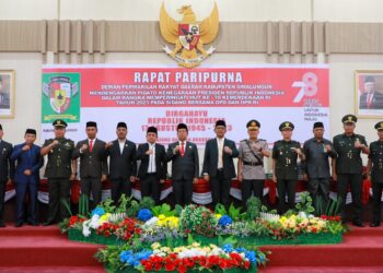 Timbul Jaya Sibarani SH.MH Pimpin Paripurna Istimewa DPRD