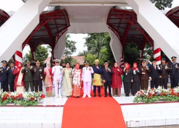 Kapolres Tanjung Balai Ikuti Upacara HUT Ke -78 Kemerdekaan RI di Alun-Alun Sultan Abdul Jalil Rahmadsyah