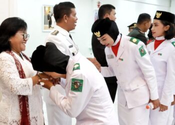 Bupati Simalungun Sampaikan Terima Kasih Kepada Paskibraka
