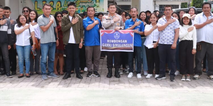 Kapolres Simalungun Berangkatkan GAMKI