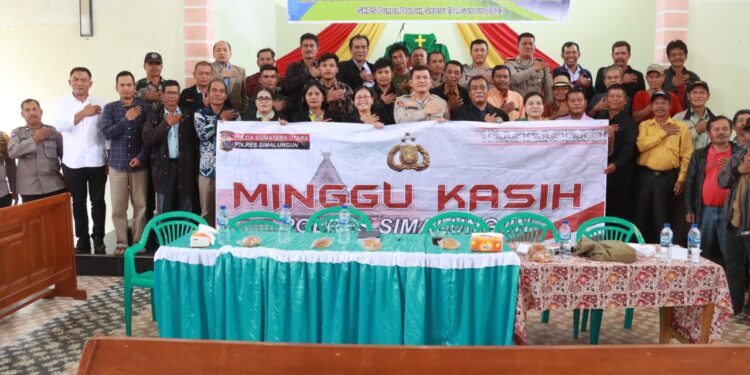 Kapolres Simalungun Minggu Kasih