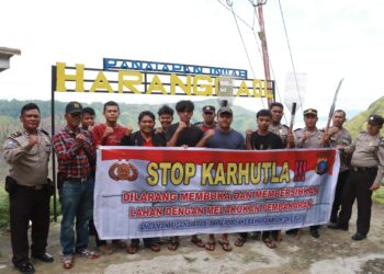 Polres Simalungun Penanganan Karhutla