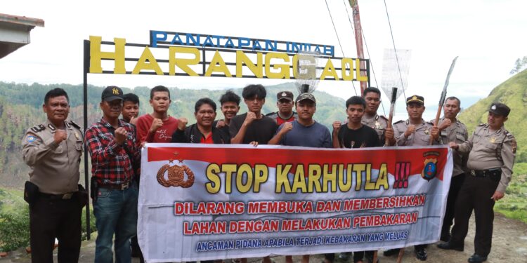 Polres Simalungun Penanganan Karhutla