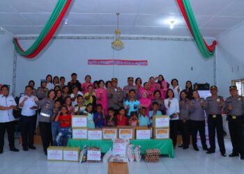  Polwan Polres Pematang Siantar dan Bhayangkari Baksos  Menyambut Hari Jadi Polwan Ke-75 dan HKGB KE-78