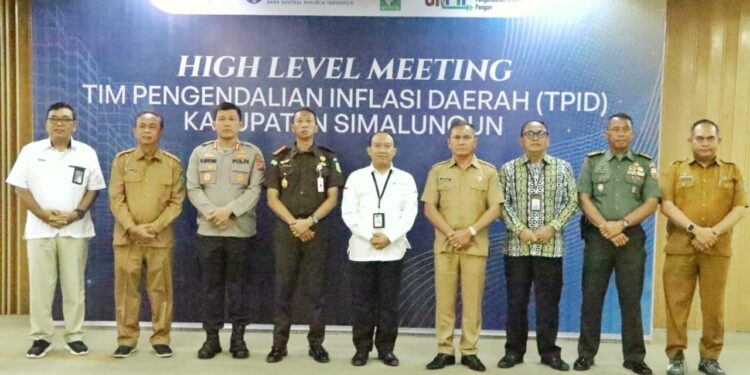 TPID Simalungun Hadiri Rapat HLM TPID di KPw Bank Indonesia Pematang Siantar