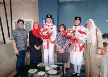 Kedatangan Anggota Paskibraka Asal Sumut