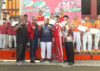 Medan Marelan Juara Umum Cabor Tarung Derajat Porkot Medan