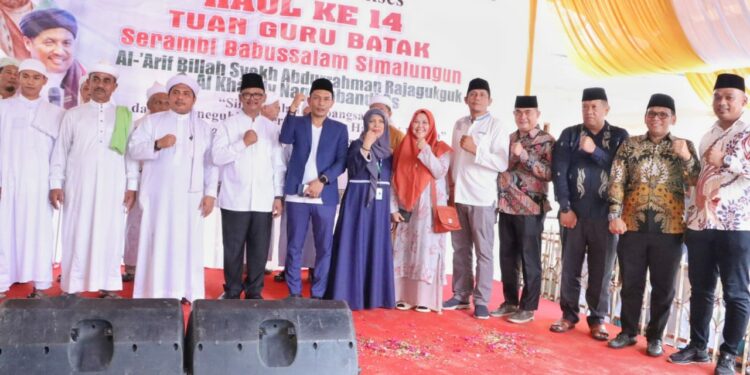 Wakil Bupati Simalungun Hadiri HAUL Ke-14 TGB Syekh H Abdurrahman Rajaguguk Zonny Waldi