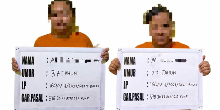 Mengaku Kasat Reskrim, Dua Wanita Menipu di Tanjung Balai