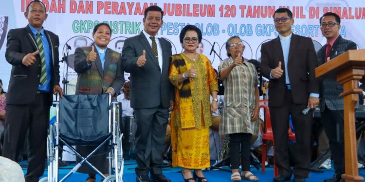 Jemaat GKPS Distrik II Rayakan Jubileum 120 Tahun Injil di Simalungun